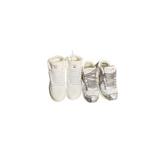Sneaker Bundle – 2 New Stylish Pairs for Labubu | High-Top & Metallic Look